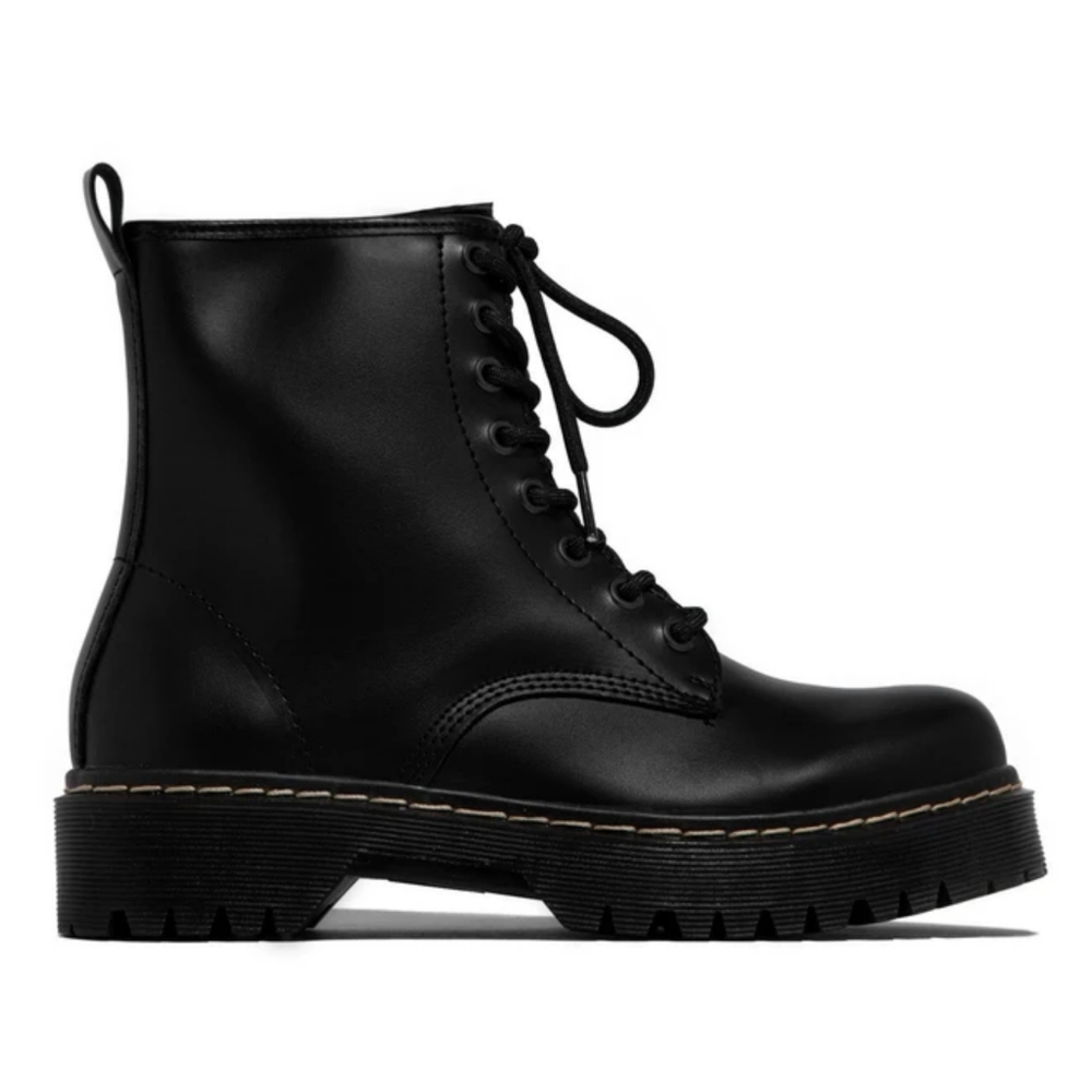 5.5, 6, 9 & 10🖤 Zipper Combat Boot - BLACK